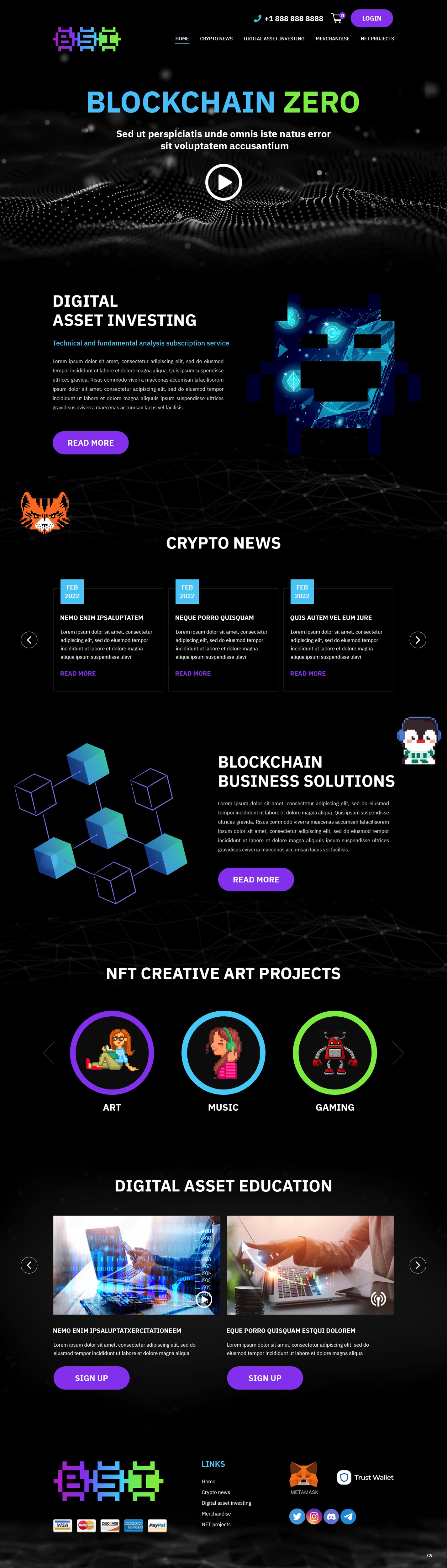 Diseño Web por pb para BlockSpace Invaders  | Diseño #28147654