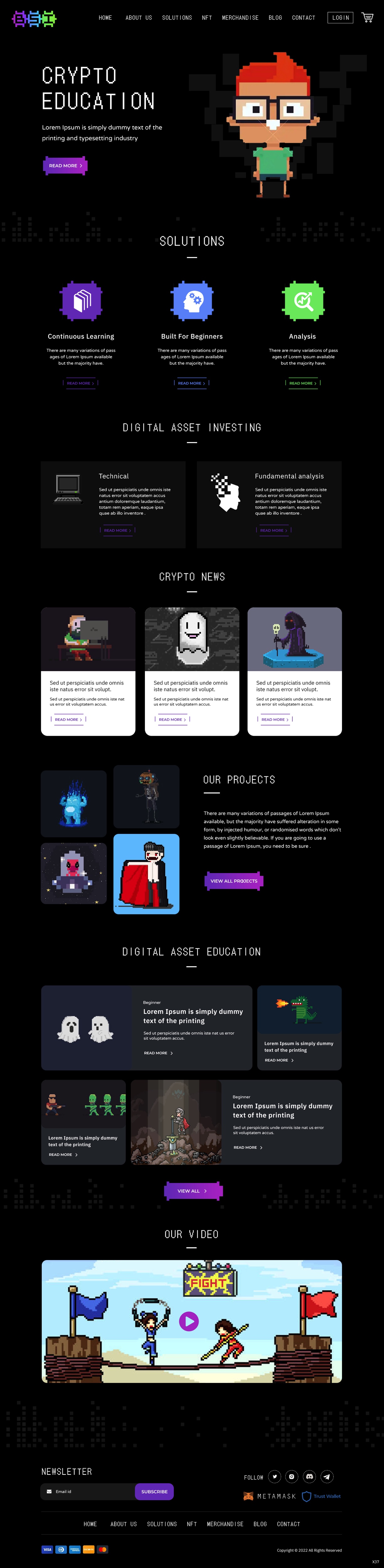 Diseño Web por pb para BlockSpace Invaders  | Diseño #28157059