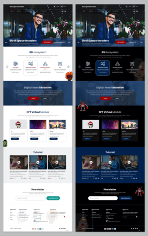 Web-Design von pb für BlockSpace Invaders  | Design: #28199902