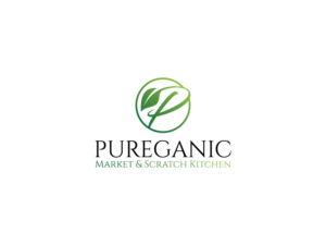 PUREGANIC Market & Scratch Kitchen | Logo Design by Qahaj Studios