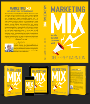 New Book Cover Design Project for book about marketing mix | Design de Couverture de Livre par aj
