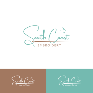 South Coast Embroidery | Logo Design by -:SD:-