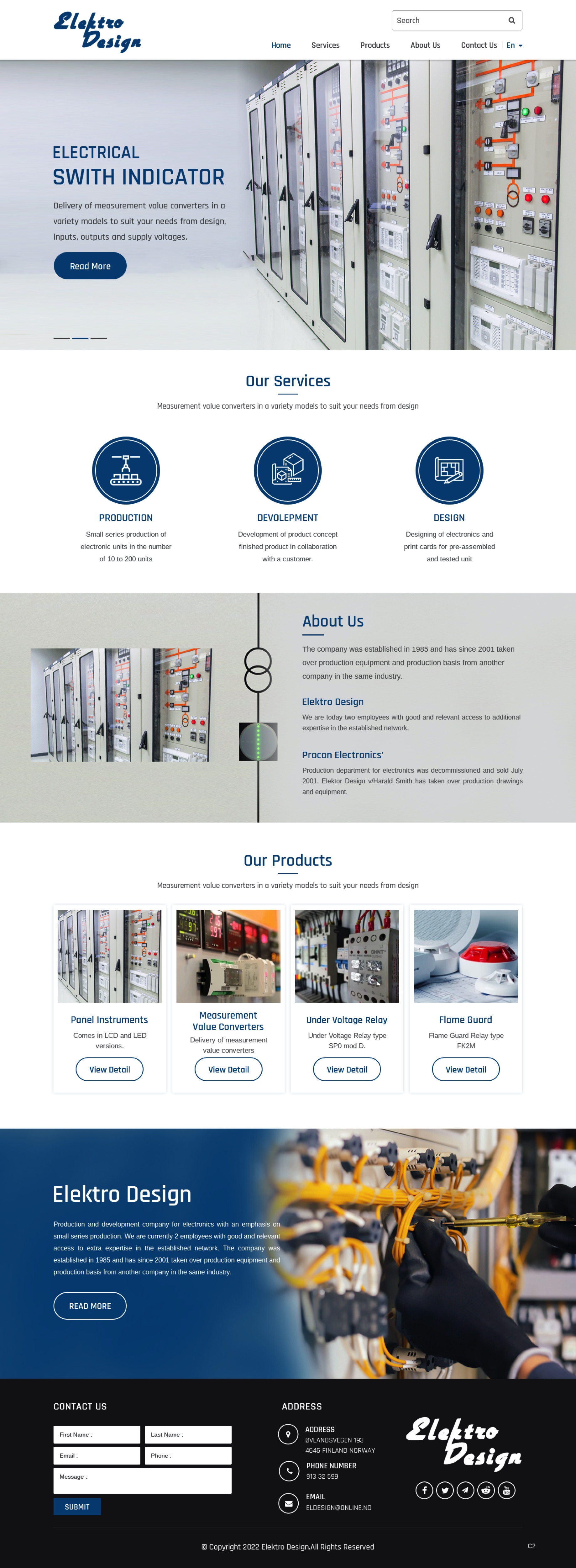 Web Design par pb pour Eldesign AS | Design #28147717