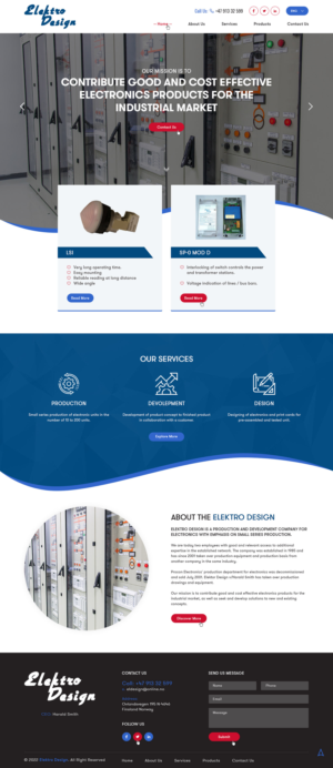 Web Design by Ved Web Services for Eldesign AS | Design #28156926