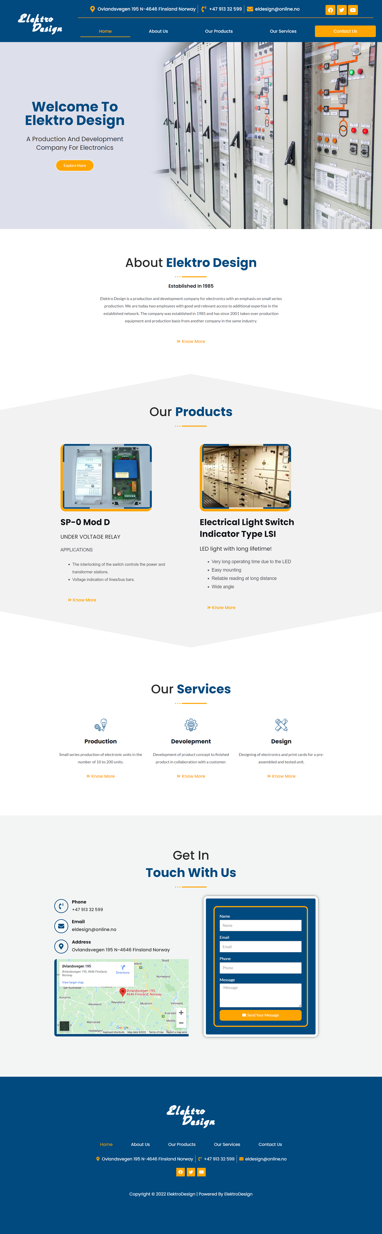 Web Design par JohnDigiTech pour Eldesign AS | Design #28181513