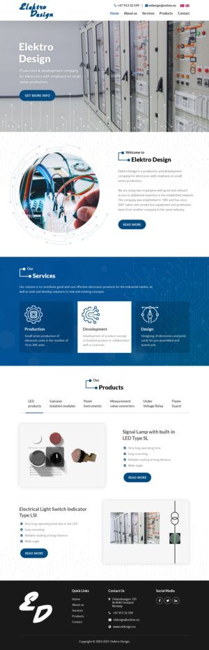 Diseño Web por Starlyn DS para Eldesign AS | Diseño: #28146408