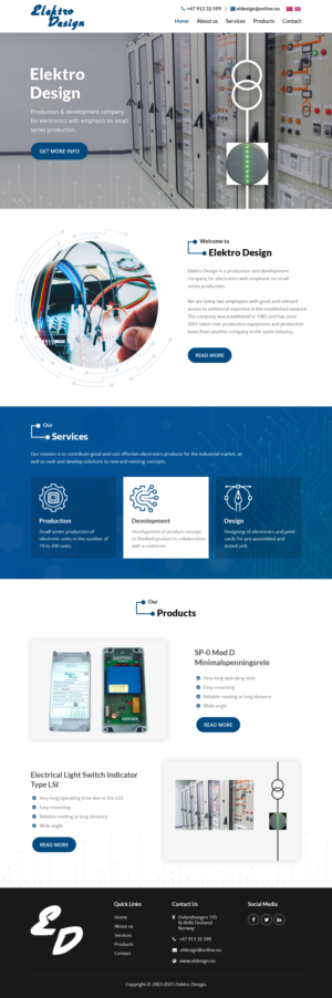 Diseño Web por Starlyn DS para Eldesign AS | Diseño: #28159525