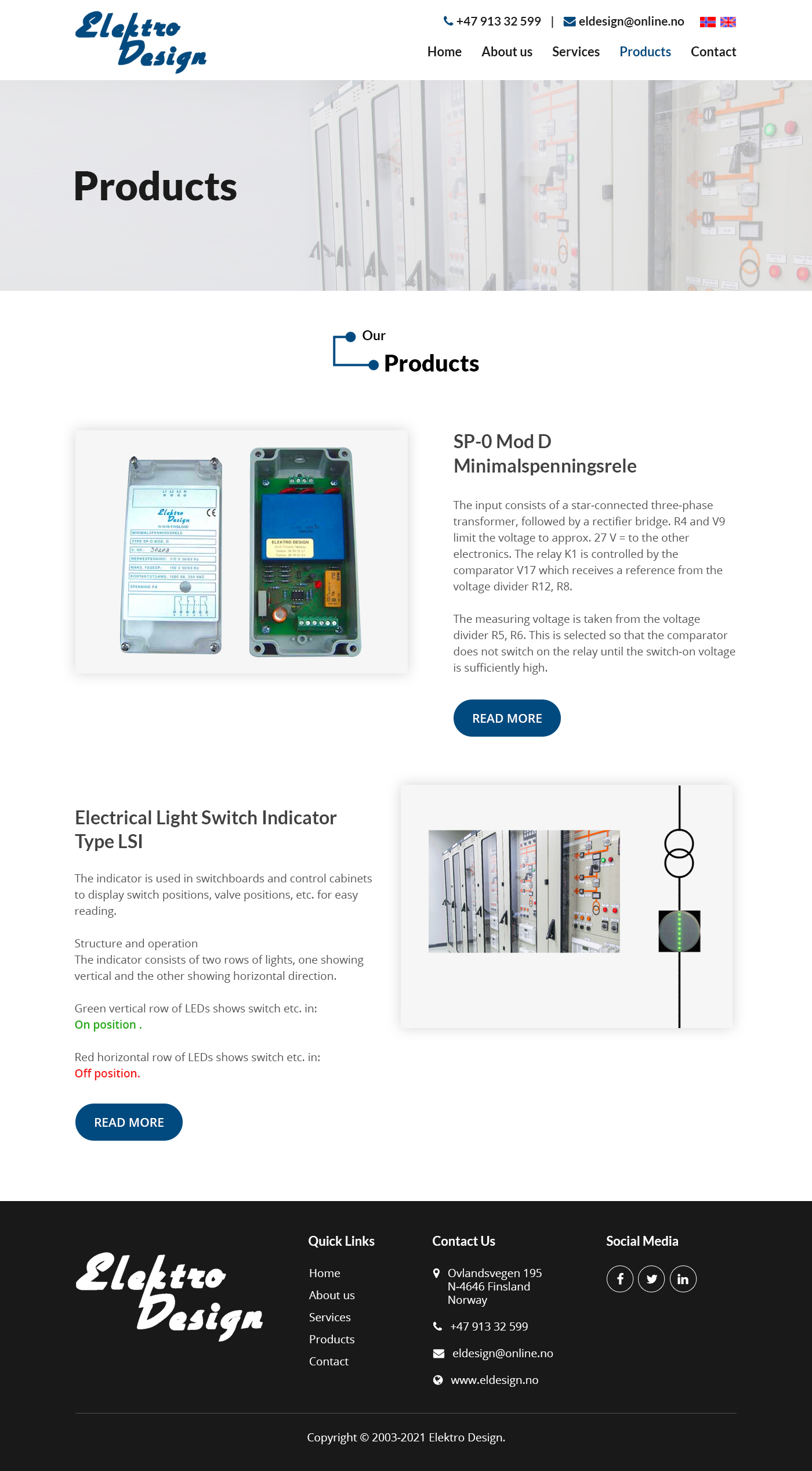 Web Design by Starlyn DS for Eldesign AS | Design #28240623