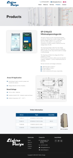 Web Design by Starlyn DS for Eldesign AS | Design: #28240625