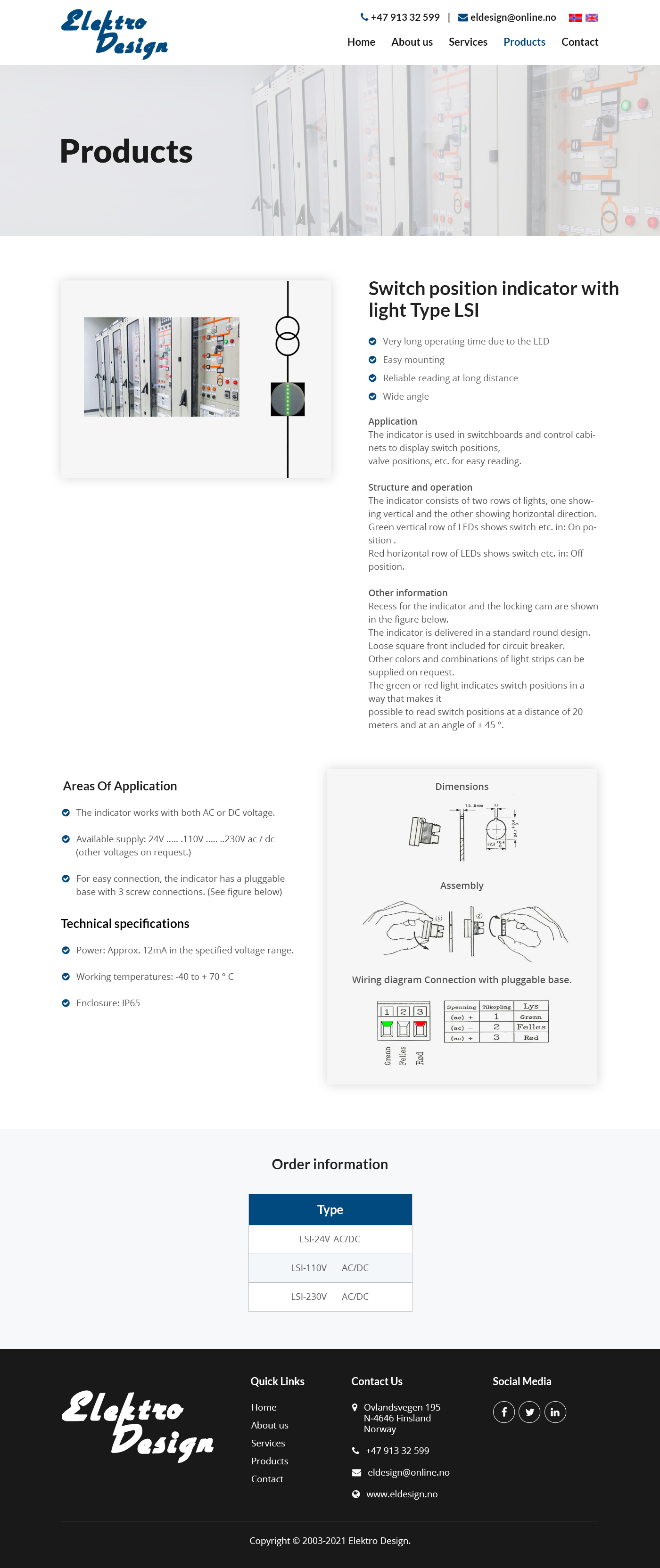 Web Design by Starlyn DS for Eldesign AS | Design #28240626