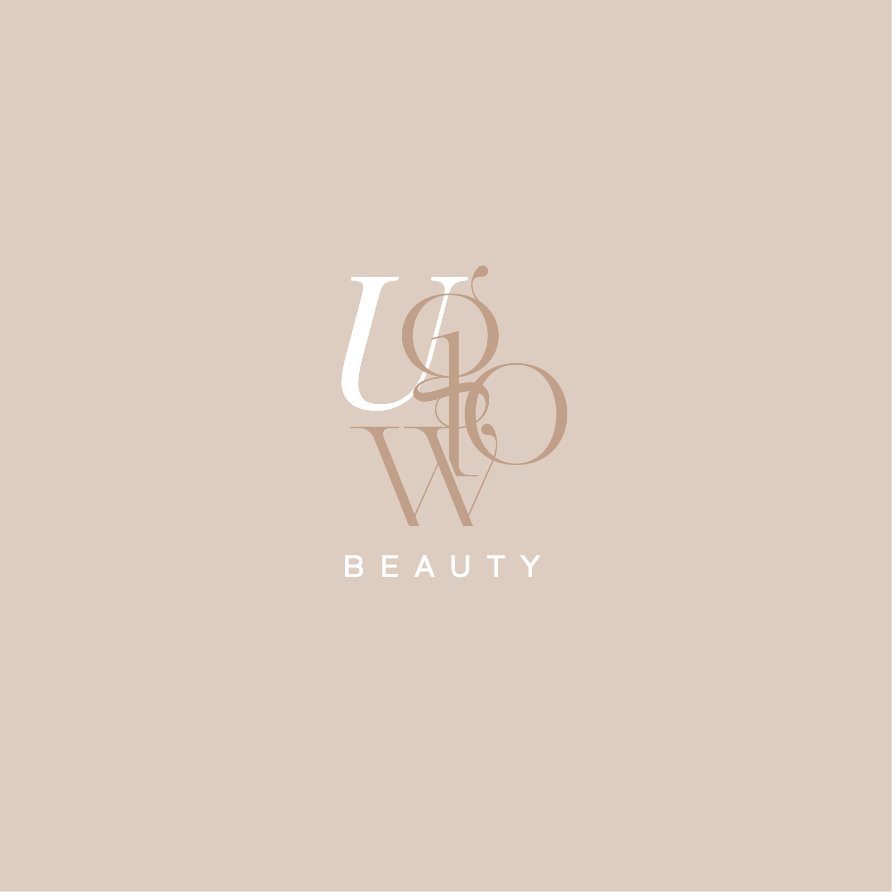Logo Design by zaria. for UGlow Beauty | Design #28148774