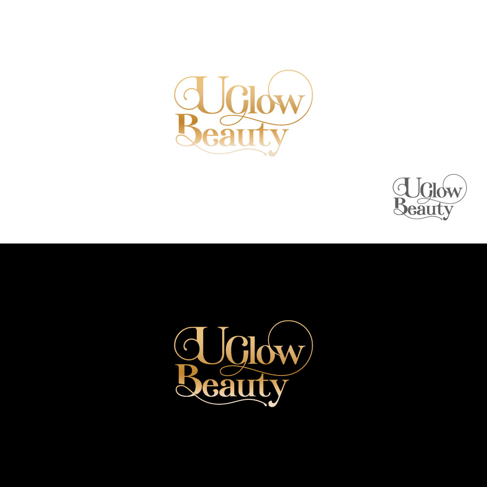 Logo Design by Trident for UGlow Beauty | Design #28178496