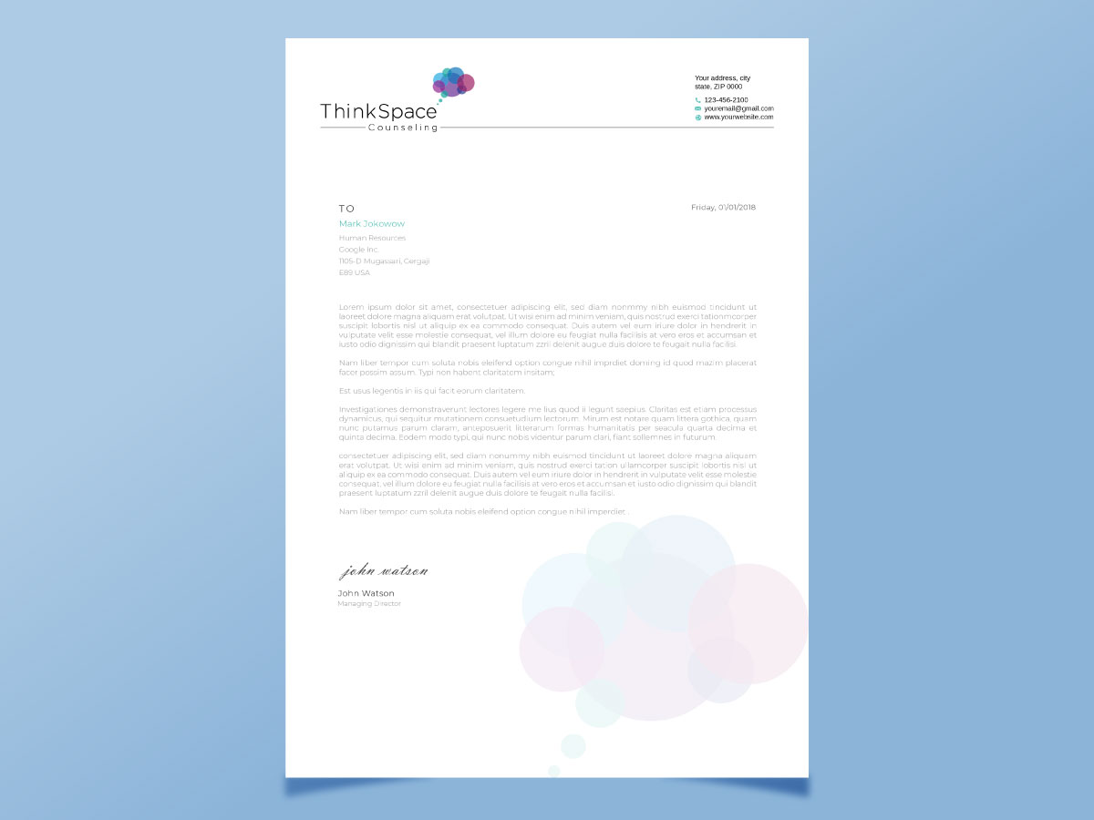 Letterhead Design by LAXMI DESIGNHUB for this project | Design #28167030