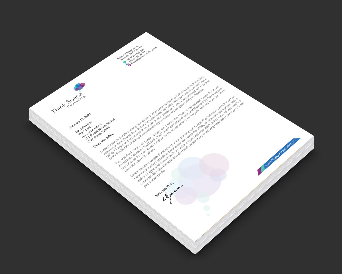 Briefkopf-Design von alpesh9520 für dieses Projekt | Design #28147339