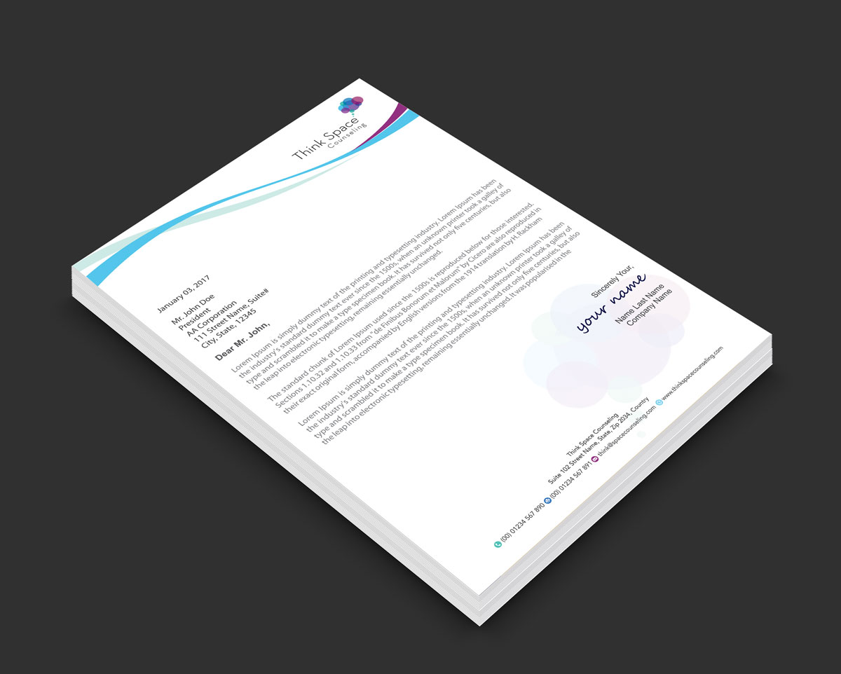 Briefkopf-Design von alpesh9520 für dieses Projekt | Design #28147352