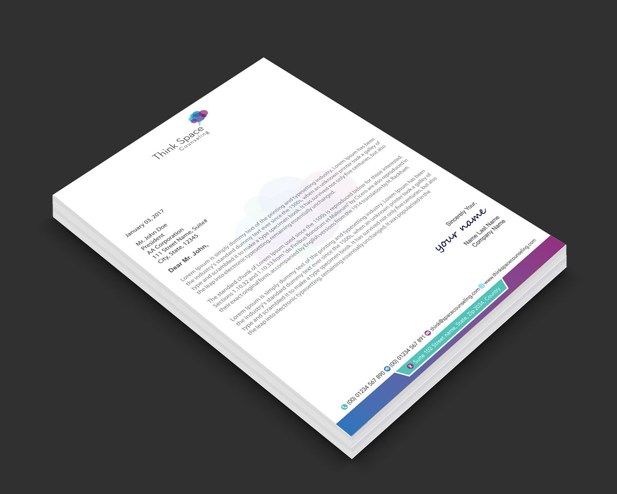 Briefkopf-Design von alpesh9520 für dieses Projekt | Design #28147356