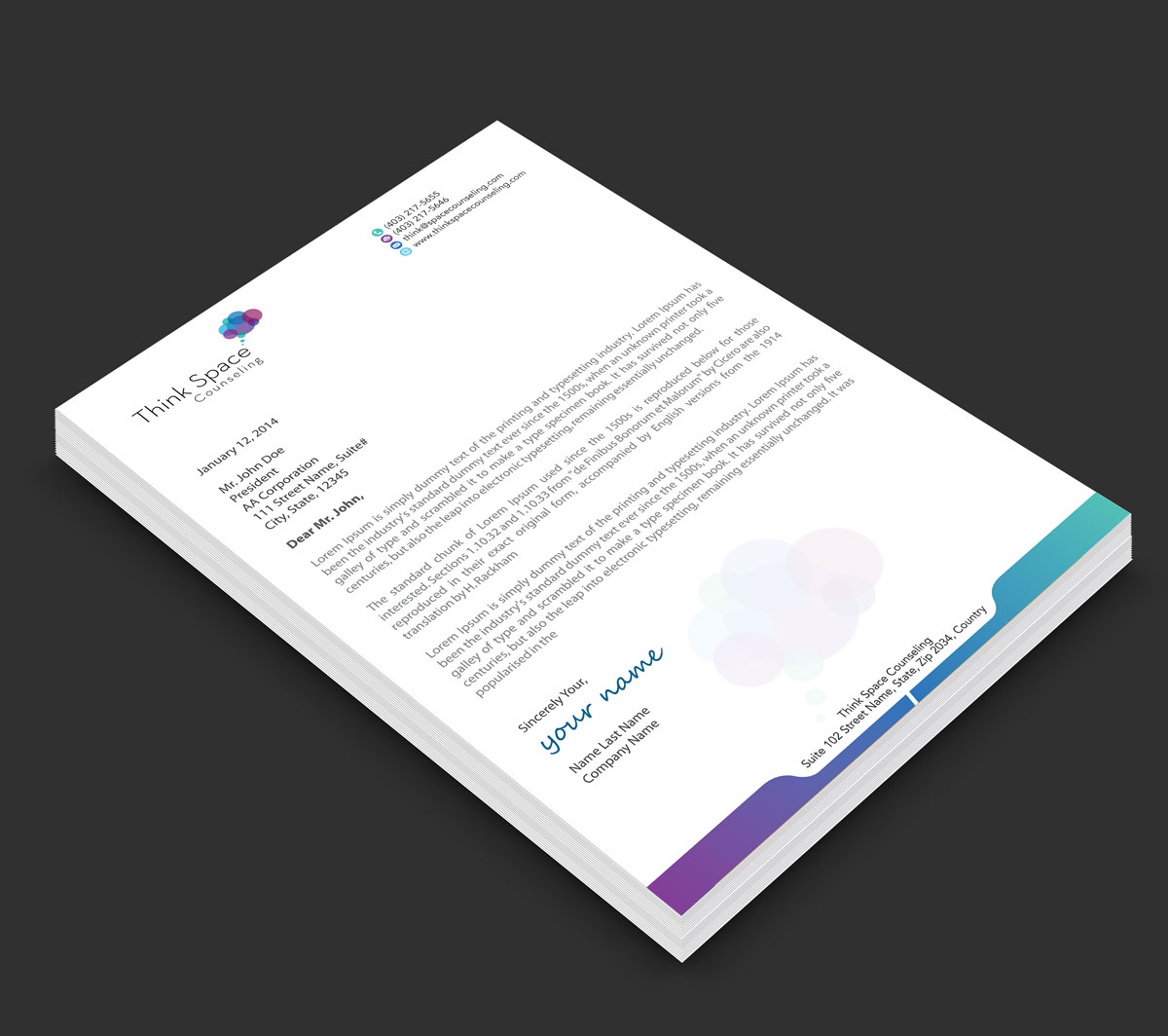 Briefkopf-Design von alpesh9520 für dieses Projekt | Design #28147646