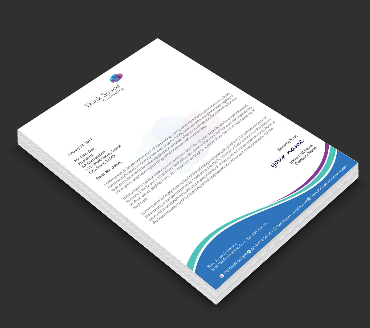 Briefkopf-Design von alpesh9520 für dieses Projekt | Design #28147649