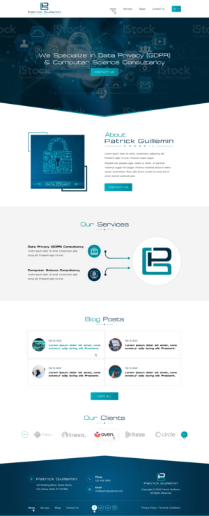 Diseño Wordpress por Sbss para Patrick Guillemin Conseil SARL | Diseño: #28162121
