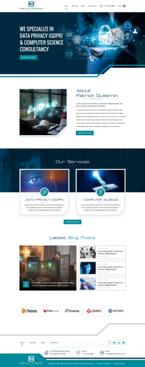 Diseño Wordpress por Sbss para Patrick Guillemin Conseil SARL | Diseño: #28162123