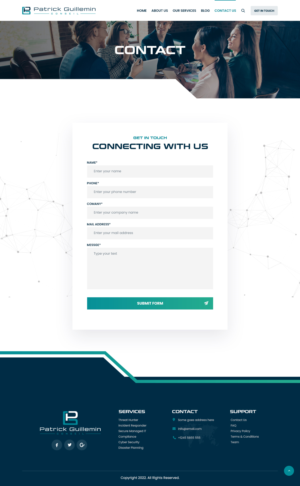 Wordpress Design by nzdesigners for Patrick Guillemin Conseil SARL | Design: #28179619