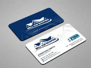 Business Card Design by Creations Box 2015 for Bell Top Roofing | Design: #28154238