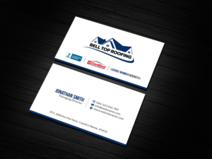 Business Card Design by Creations Box 2015 for Bell Top Roofing | Design: #28154240