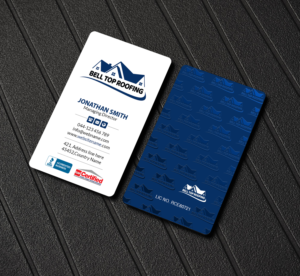 Business Card Design by Creations Box 2015 for Bell Top Roofing | Design: #28154252