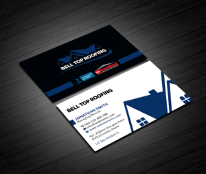 Business Card Design by Creations Box 2015 for Bell Top Roofing | Design: #28154263