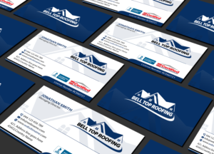 Business Card Design by Creations Box 2015 for Bell Top Roofing | Design: #28154266