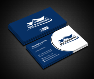 Business Card Design by Creations Box 2015 for Bell Top Roofing | Design: #28159334