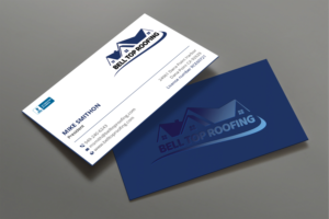 Business Card Design by DesignShout for Bell Top Roofing | Design: #28150190