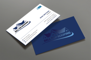 Business Card Design by DesignShout for Bell Top Roofing | Design: #28150192