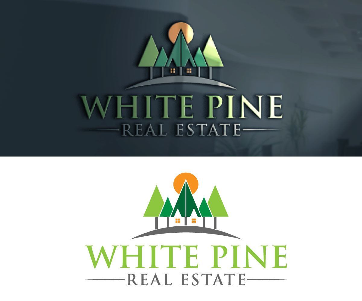 Upmarket, Bold Logo Design for White Pine Real Estate by sawad_lohage Design 28149334