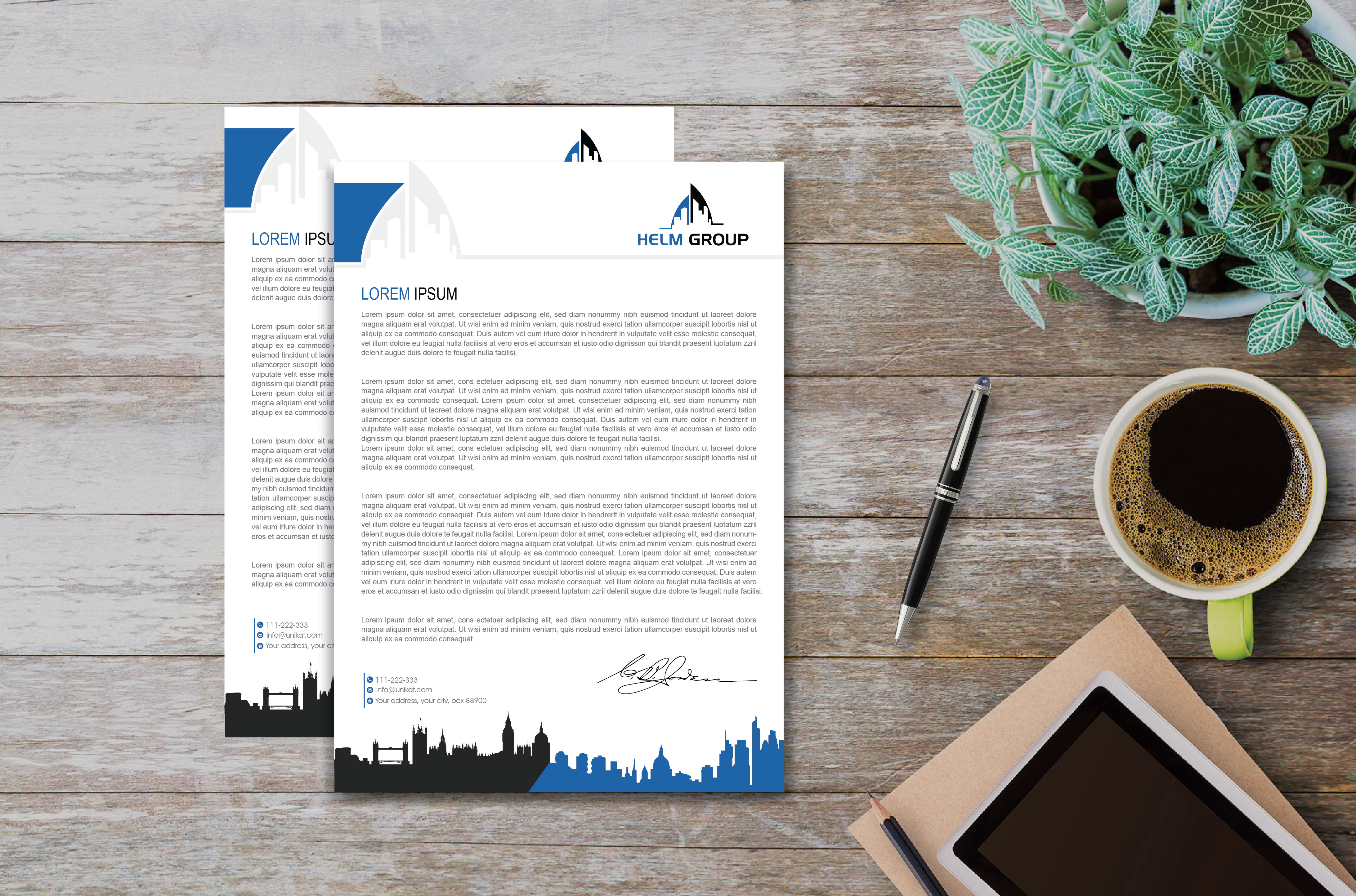 Design de Papeterie par artbitin pour Helm Group Pty Ltd | Design #28155677