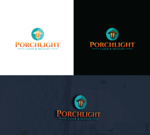 Logo Design by RRR Design for Porchlight Laser & Designs | Design: #28150702