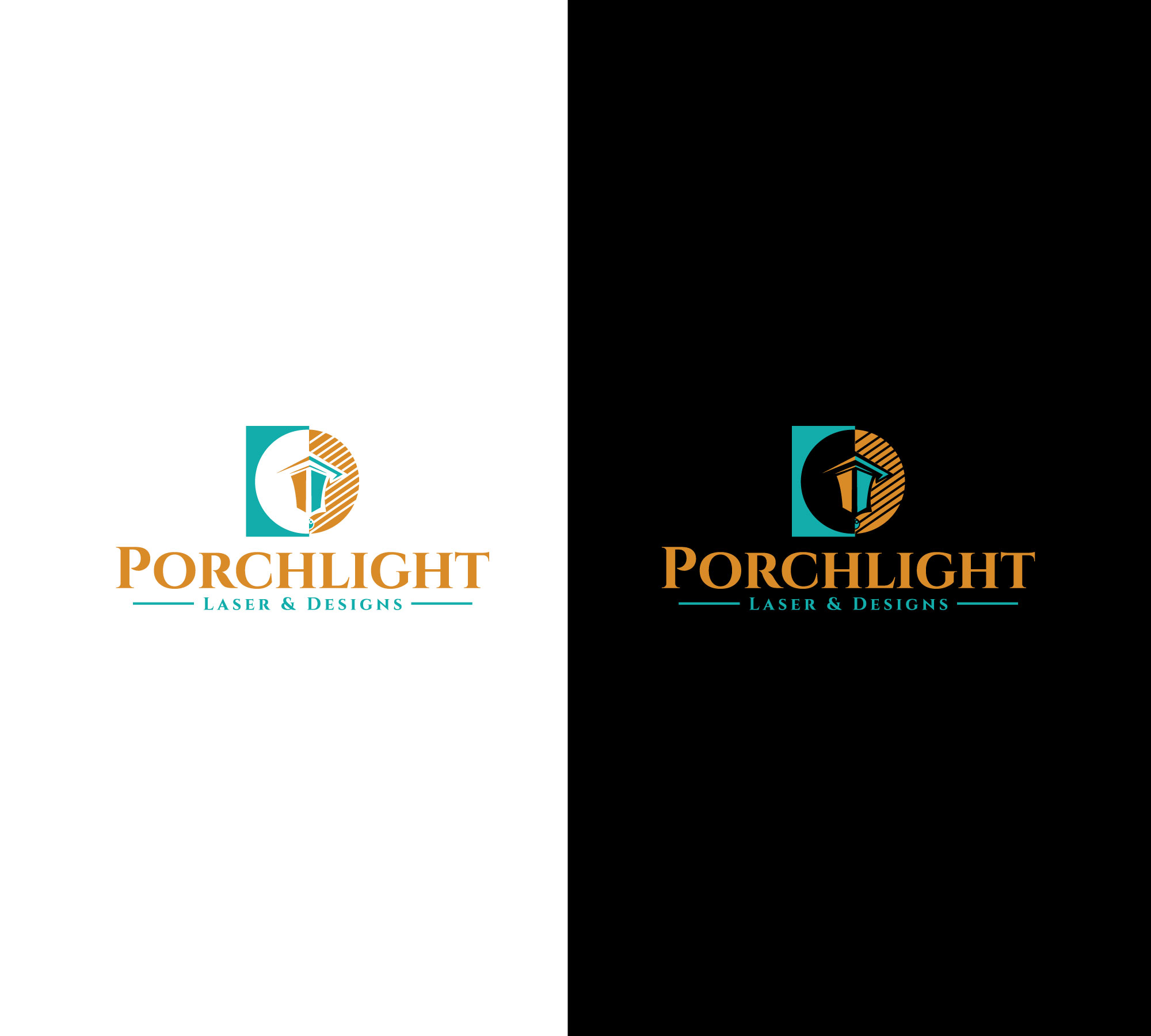 Logo Design by RRR Design for Porchlight Laser & Designs | Design #28158793