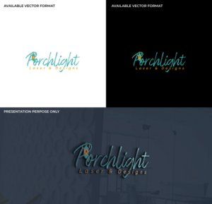Logo Design by RS_Design for Porchlight Laser & Designs | Design: #28151167