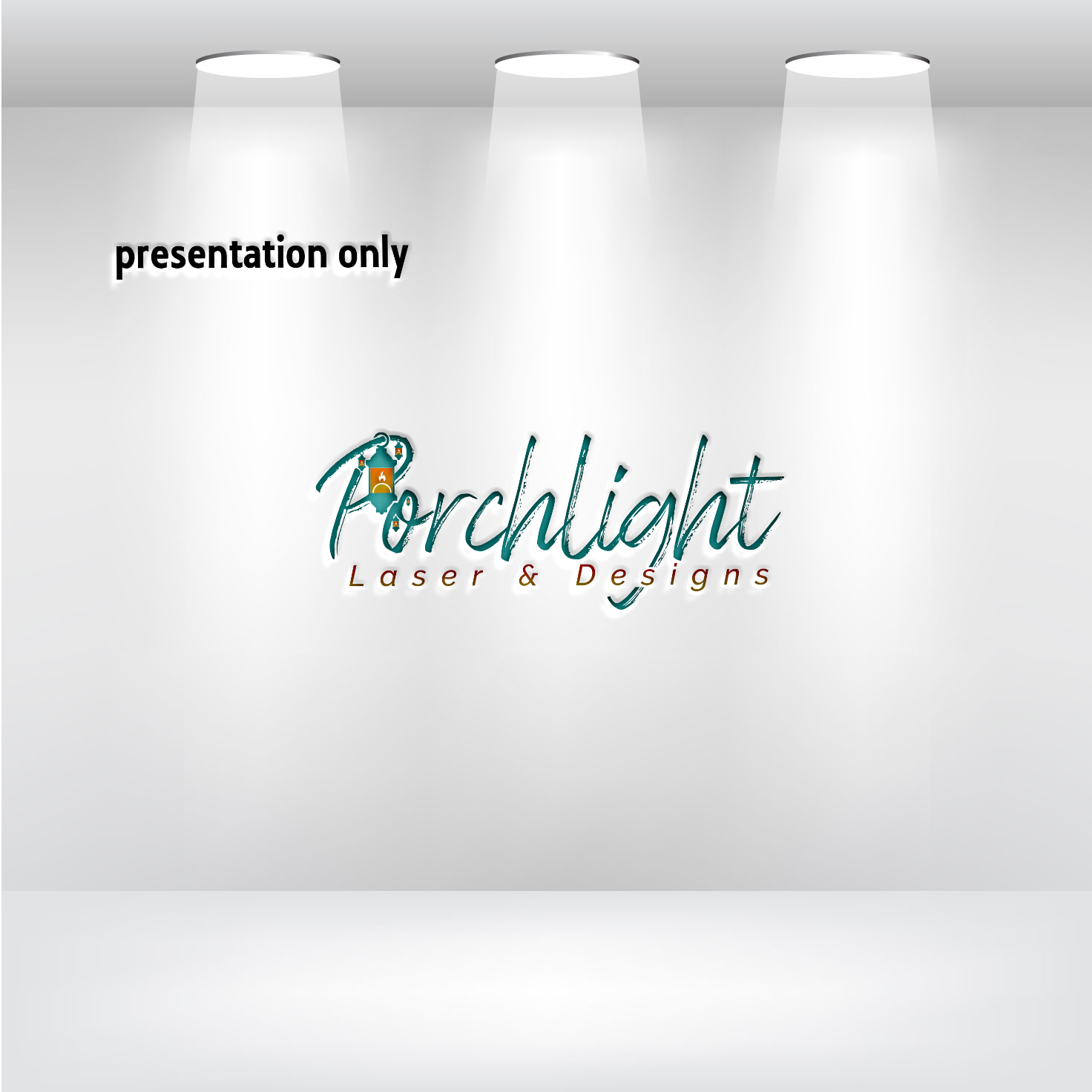 Logo Design by RS_Design for Porchlight Laser & Designs | Design #28151168