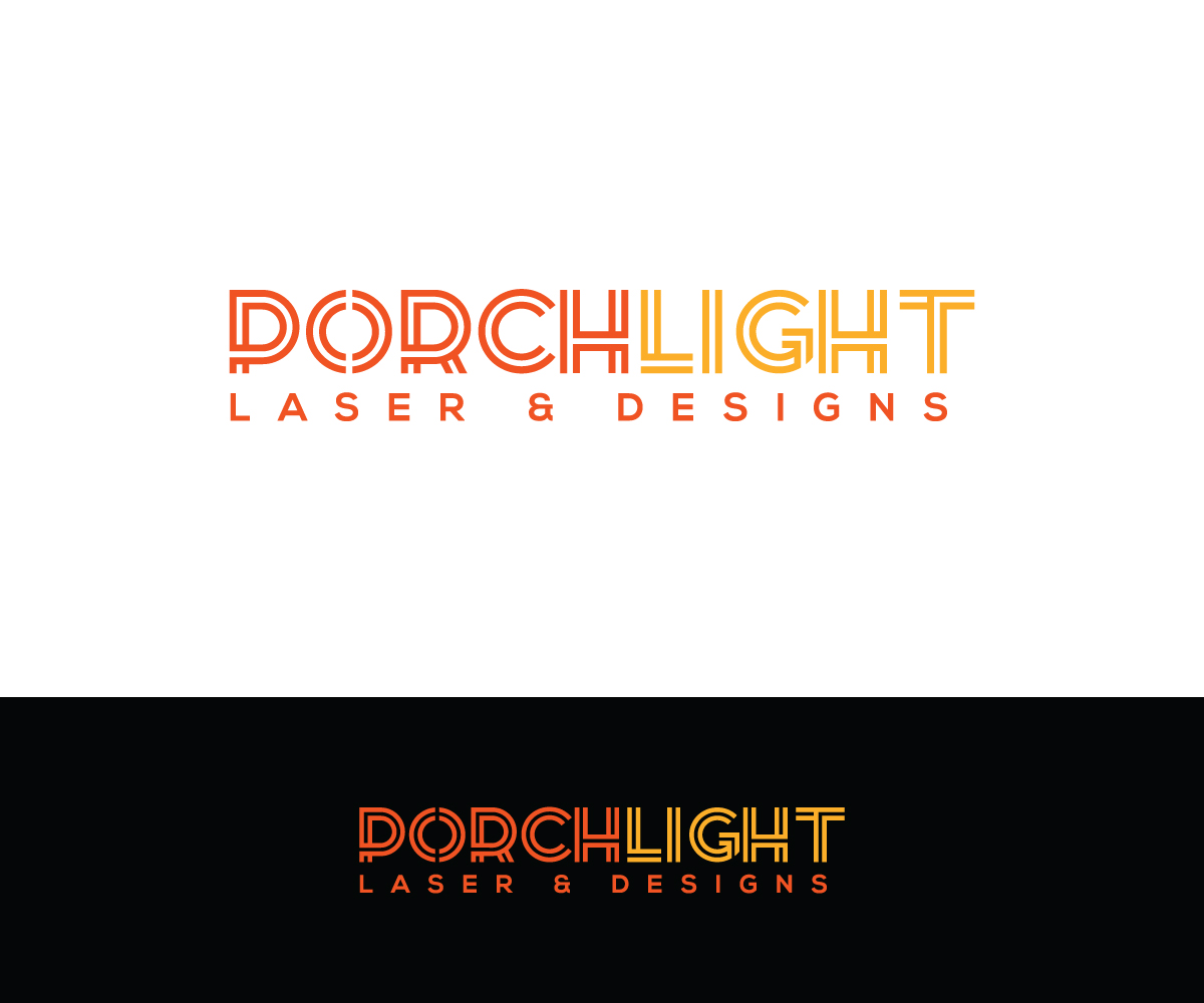 Logo Design by Michael8 for Porchlight Laser & Designs | Design #28156043