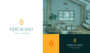 Logo Design by christianpoetoe for Porchlight Laser & Designs | Design: #28156803
