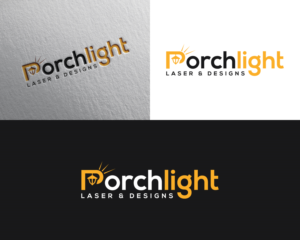 Logo Design by MAWBM for Porchlight Laser & Designs | Design: #28169933