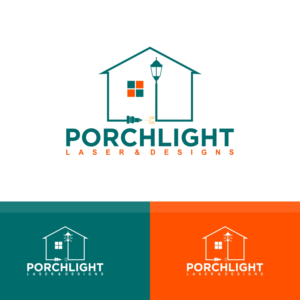 Logo Design by fly  design for Porchlight Laser & Designs | Design: #28156011