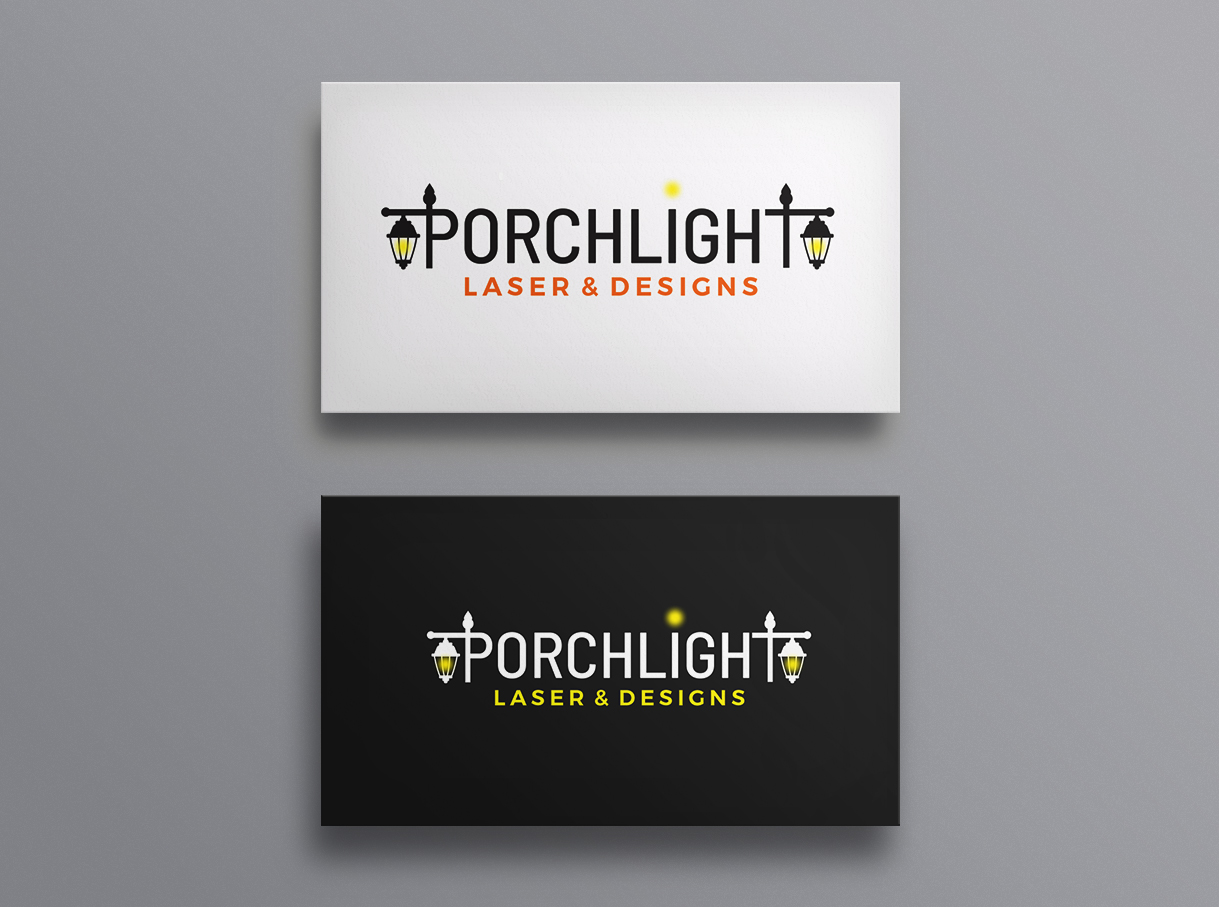 Logo Design by Djamdesign for Porchlight Laser & Designs | Design #28153179
