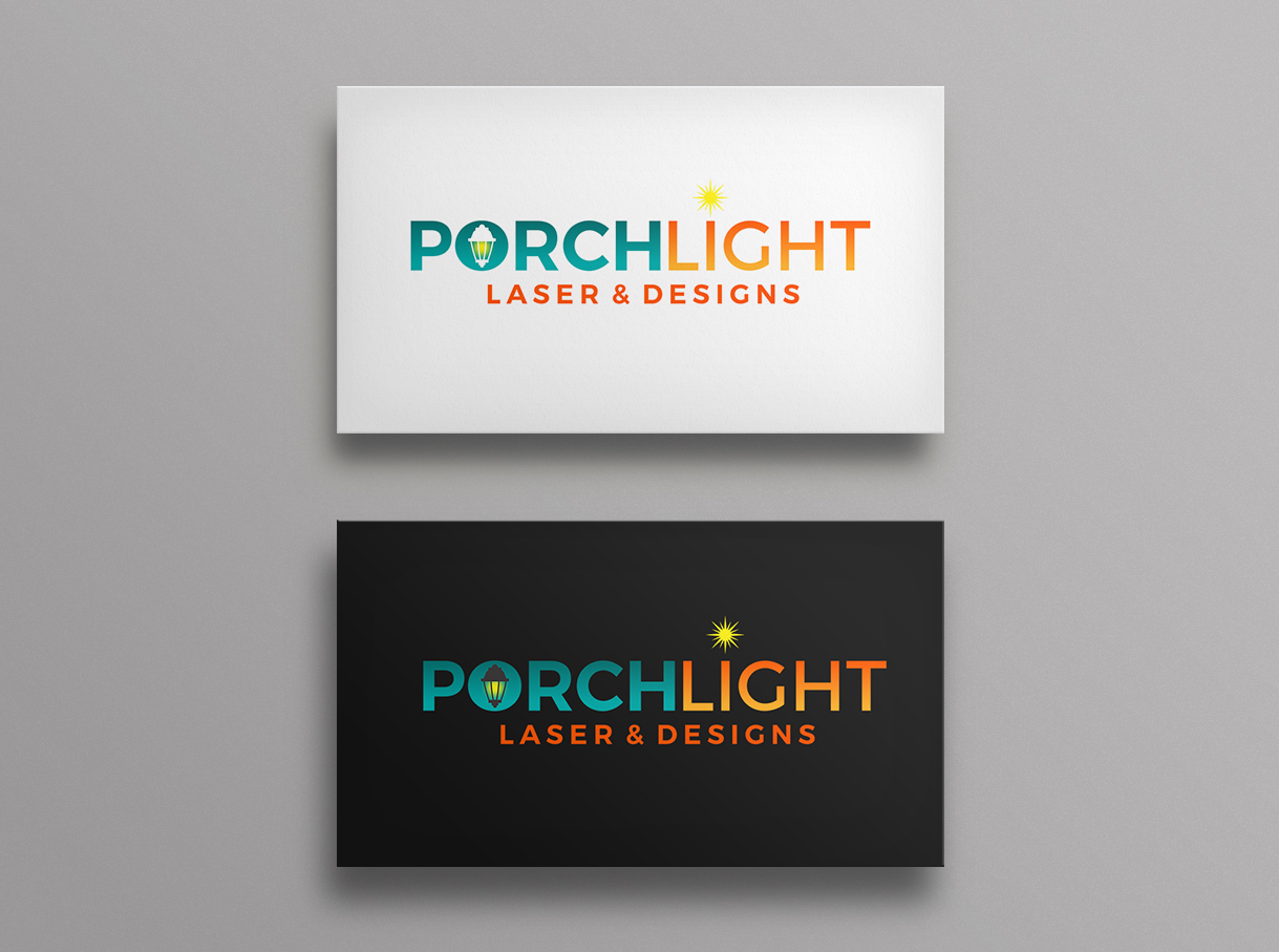Logo Design by Djamdesign for Porchlight Laser & Designs | Design #28159276