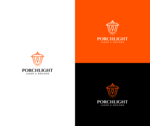 Logo Design by Riaper for Porchlight Laser & Designs | Design: #28155144