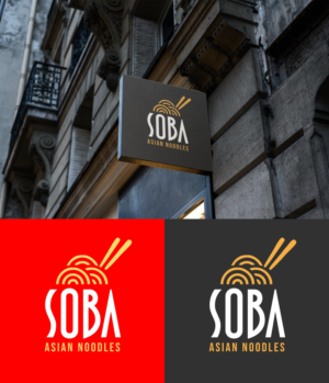 Diseño de Logo por filip.jelkic para Soba Asian Noodles | Diseño: #28193891
