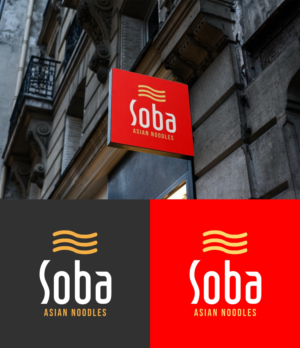 Diseño de Logo por filip.jelkic para Soba Asian Noodles | Diseño: #28193892