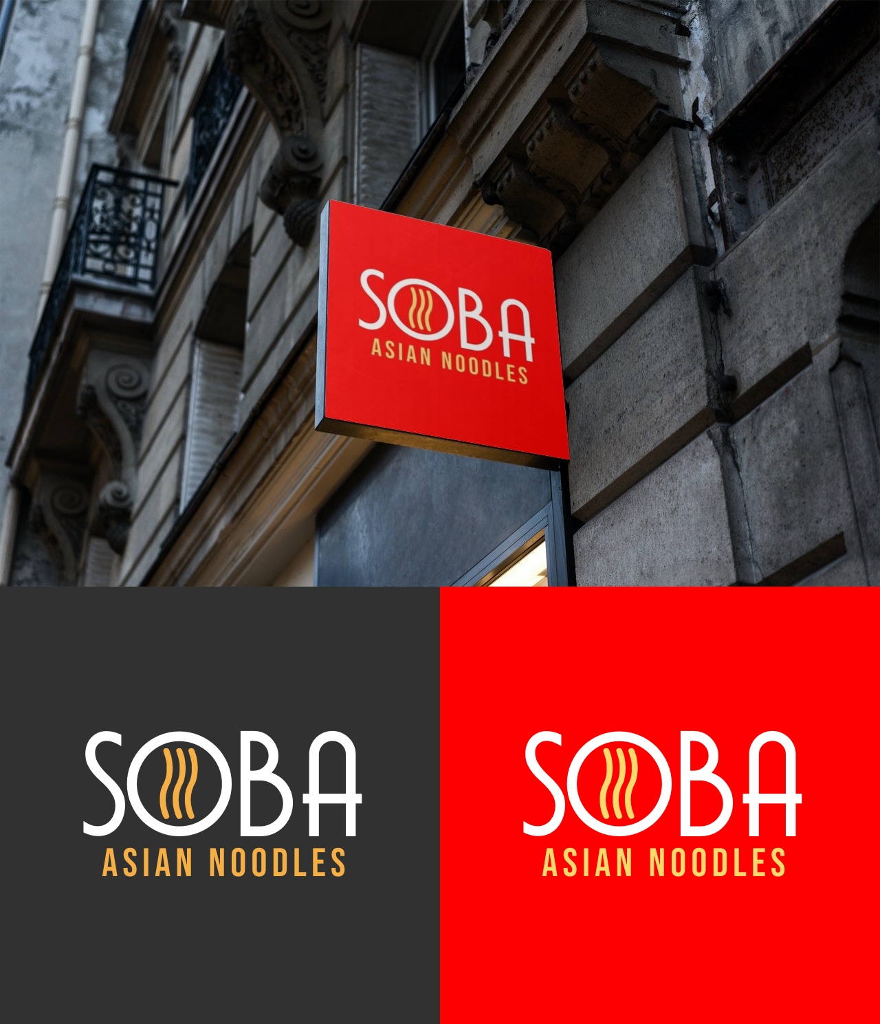Diseño de Logo por filip.jelkic para Soba Asian Noodles | Diseño: #28193895
