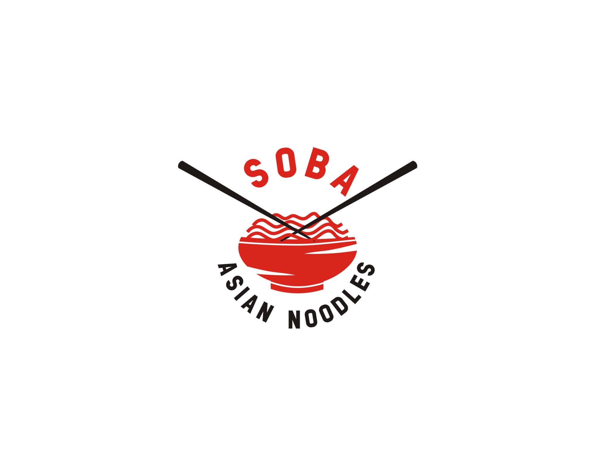 Diseño de Logo por Falguni para Soba Asian Noodles | Diseño #28154785
